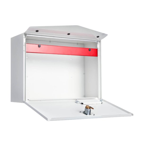 MEFA Letter postkasse - Hvid med 6-stifts L�s