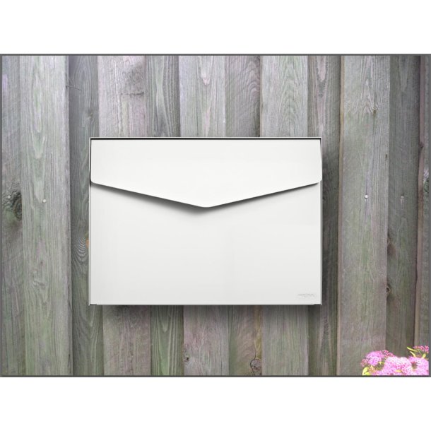 MEFA Letter postkasse - Hvid med 6-stifts L�s