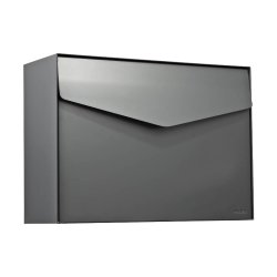 MEFA Letter postkasse - Basalt Gr� med 6-stifts L�s