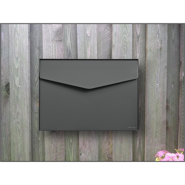 MEFA Letter postkasse - Basalt Gr� med 6-stifts L�s