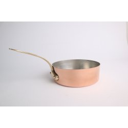 Kobber Sautepande - Dia.: 14 cm. - KUN 1 stk.