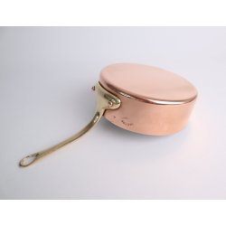Kobber Sautepande - Dia.: 14 cm. - KUN 1 stk.
