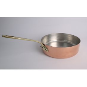 Kobber Sautepande - Dia.: 24,5 cm. - KUN 1 stk.
