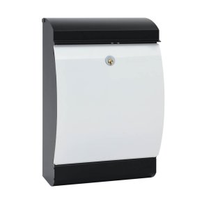 MEFA Penguin postkasse - SORT med HVID front