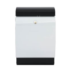 MEFA Penguin postkasse - SORT med HVID front