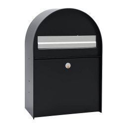 MEFA Amber Postkasse i Sort med 6-stifts l�s