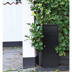 MEFA HAZEL-477 Pakkepostkasse med 6 stifts ls - SORT