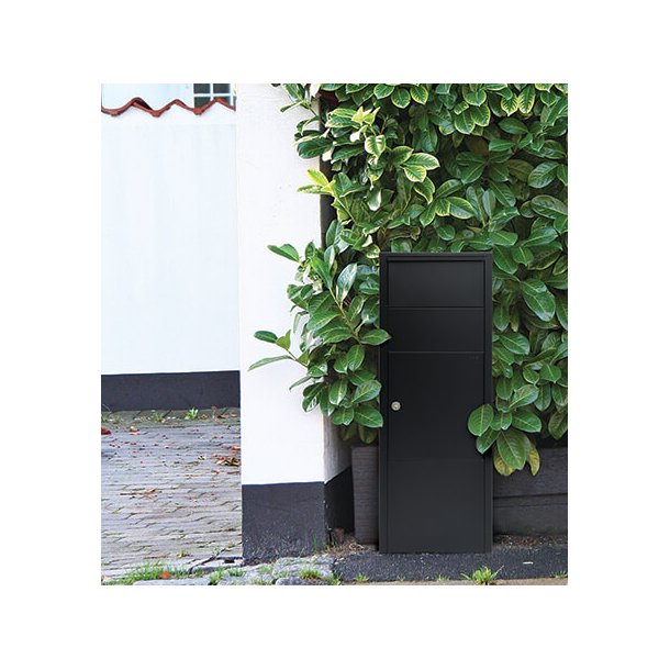 MEFA HAZEL-477 Pakkepostkasse med 6 stifts ls - SORT