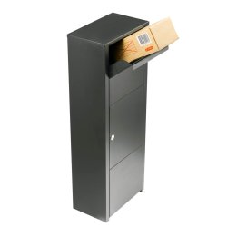 MEFA HAZEL-477 Pakkepostkasse med 6 stifts ls - SORT