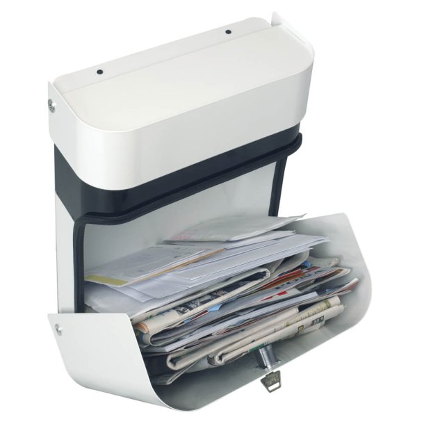 MEFA Judo Postkasse i hvid lakering