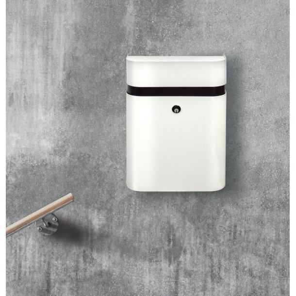 MEFA Judo Postkasse i hvid lakering