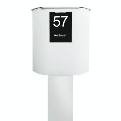 MEFA UFO Postkassen i Hvid