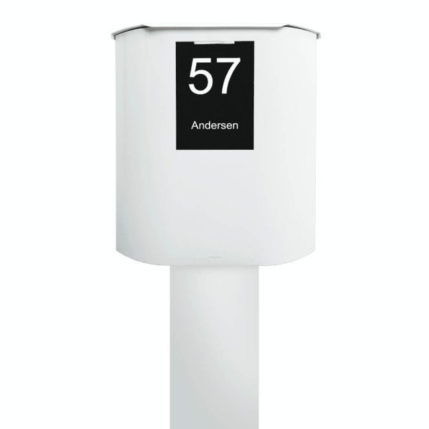 MEFA UFO Postkassen i Hvid