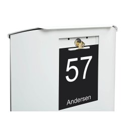 MEFA UFO Postkassen i Hvid