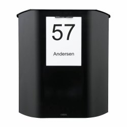 MEFA UFO Designpostkasse SORT