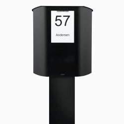 MEFA UFO Designpostkasse SORT