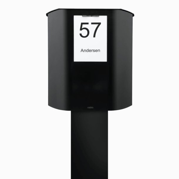 MEFA UFO Designpostkasse SORT