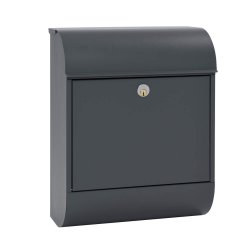 MEFA Pearl postkasse-st i sort Incl. stander og Hvide stickers