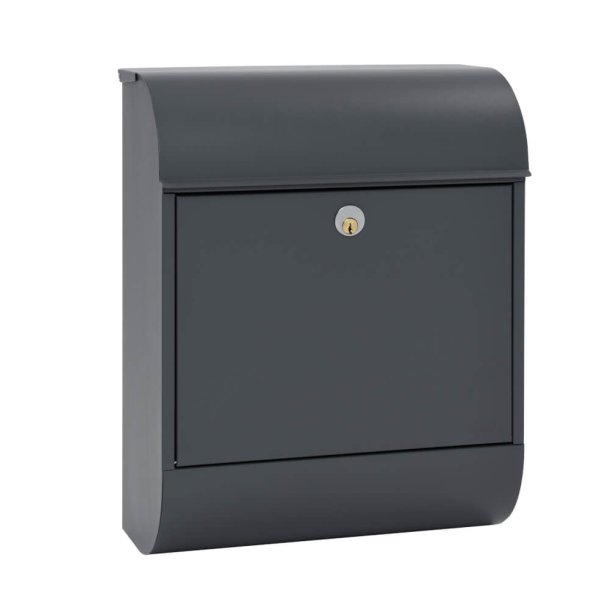 MEFA Pearl postkasse-st i sort Incl. stander og Hvide stickers