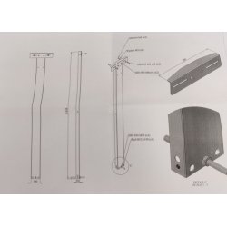 RacingGreen Postkasse-st med Klassisk 948 postkasse - Stander - Hvidt Stickersark