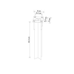 Jordanker til Manhattan / Kuvert postkasse stander