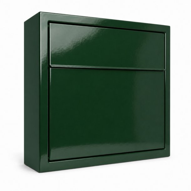 ELEGANCE EXCLUSIVE postkasse - Dansk 6 stift l�s - Klassisk RacingGreen lakering