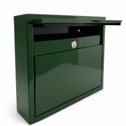 ELEGANCE EXCLUSIVE postkasse - Dansk 6 stift l�s - Klassisk RacingGreen lakering
