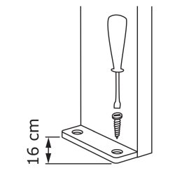Sort Elegance Exclusive postkasse med stander - med dansk 6-stifts ls  - klassisk design
