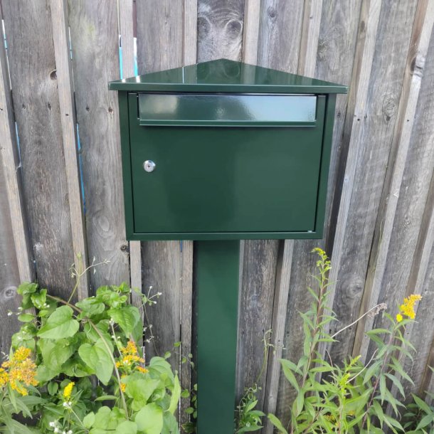 Klassisk Postkasse flot RacingGreen lakering til boligen - GA05 GLORI
