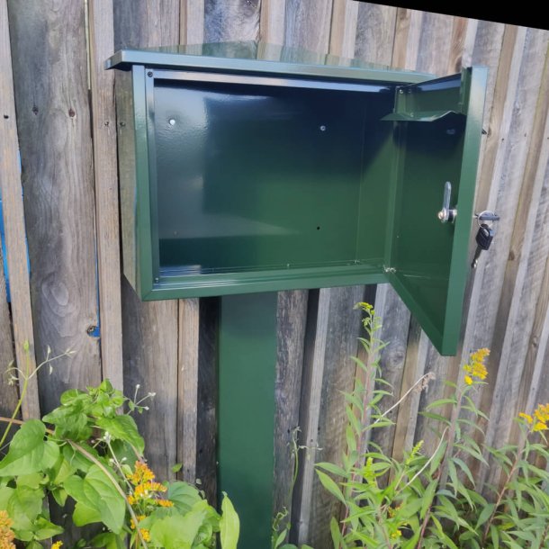 Klassisk Postkasse flot RacingGreen lakering til boligen - GA05 GLORI