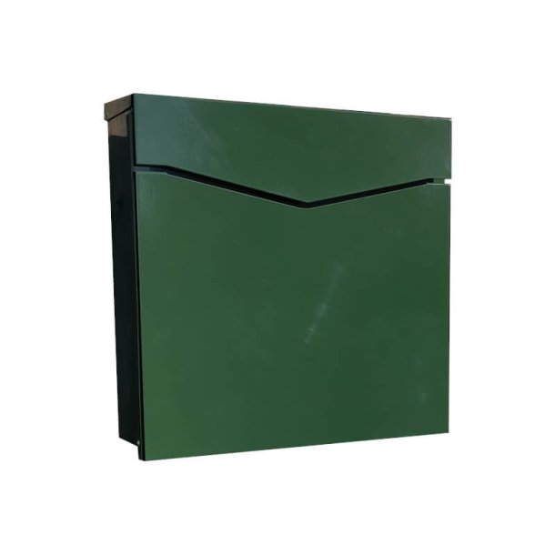 GLORI Moderne Postkasse model "51" - RacingGreen