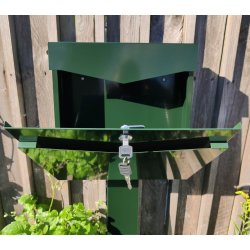 GLORI Moderne Postkasse model "51" - RacingGreen