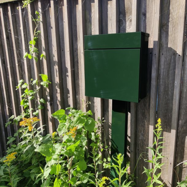 Billig Kolonihavepostkasse "52" i Klassisk Racing Green.