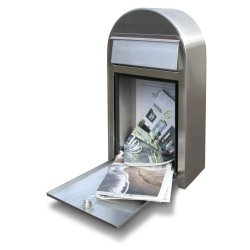 BobiGrande-S Postkasse - RUSTFRITSTL - Smal model