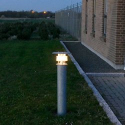 Pullertlampe - GALVANISERET- HENRIK