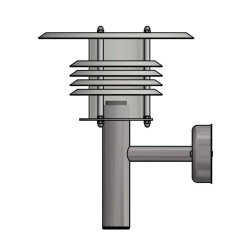 Vglampe SORT - HENRIK