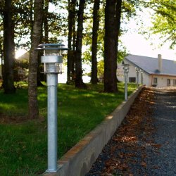 Standerlampe Jonas - Galvaniseret