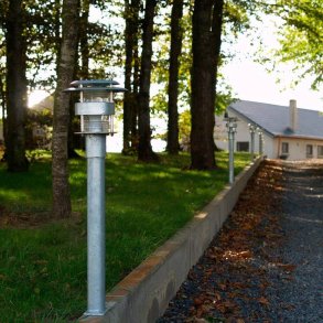 Standerlampe Jonas - Galvaniseret