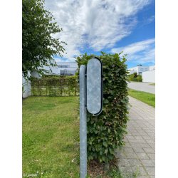 Liber 18B ( Lampas ) postkasse  - galvaniseret