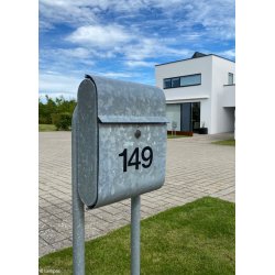 Liber 18B ( Lampas ) postkasse  - galvaniseret