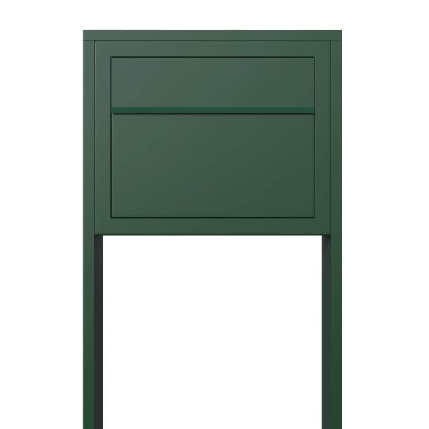 Racing Green ELEGANCE EXCLUSIVE postkasse med stander - med dansk 6-stifts l�s  - klassisk design