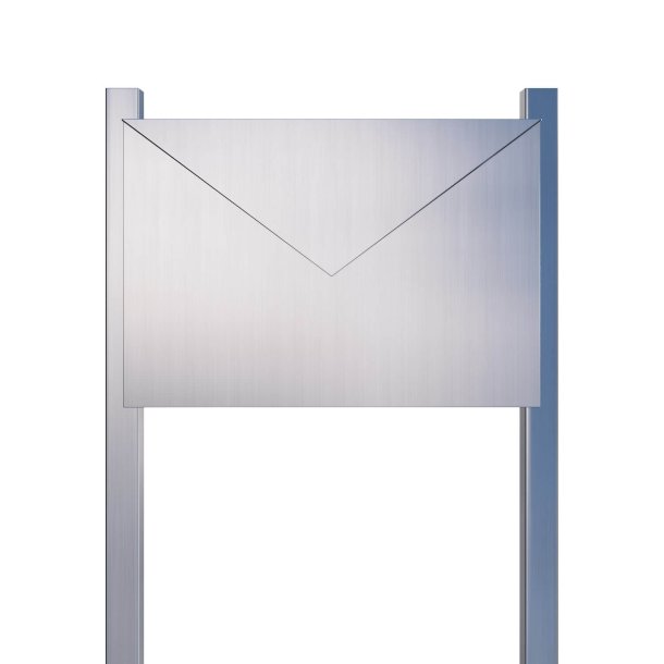 Rustfristl design postkasse  - KUVERT Incl. Rustfristl postkassestander