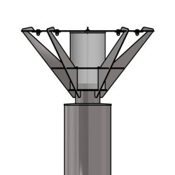 Pullertlampe - Galvaniseret - MACON G2
