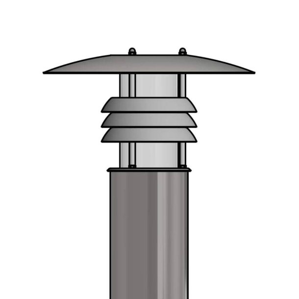 Pullertlampe - Varmgalvaniseret - Mike