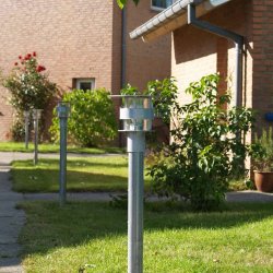 Standerlampe - MORTEN - Galvaniseret