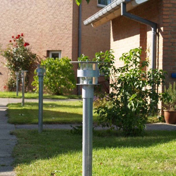Standerlampe - MORTEN - Galvaniseret