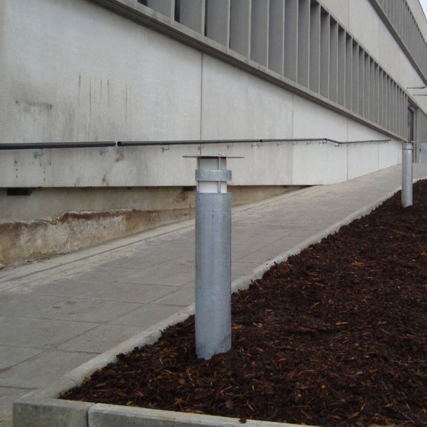 Pullertlampe - GALVANISERET- MORTEN