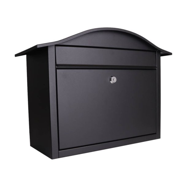 GLORI postkasse model Klassisk 948 sort lakering