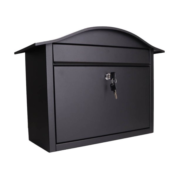 GLORI postkasse model Klassisk 948 sort lakering