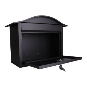 GLORI postkasse model Klassisk 948 sort lakering